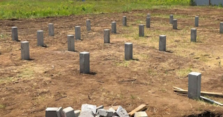 Фундамент на забивных жб сваях под ключ в Сызрани - фундамент из забивных железобетонных свай цена от 3096 руб/м2
