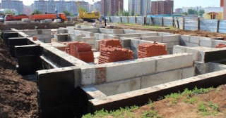 Фундаменты промышленных зданий в Сызрани цена от 24360 руб. - заказать строительство фундамента промздания под стальные колонны